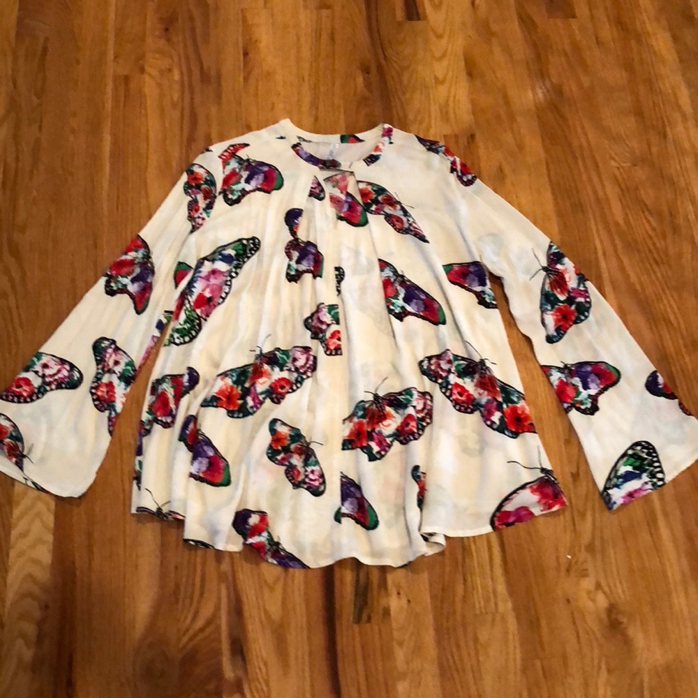 Lapis Butterfly blouse